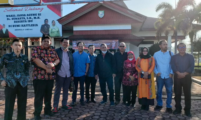 Ucapan Selamat Datang di Bumi Raflesia", Sambut Kunker Perdana Totok Hariyono di Bengkulu"