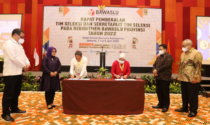 Pembekalan 125 Timsel Anggota Bawaslu Provinsi, Lolly Ingatkan Soal Keterwakilan Perempuan