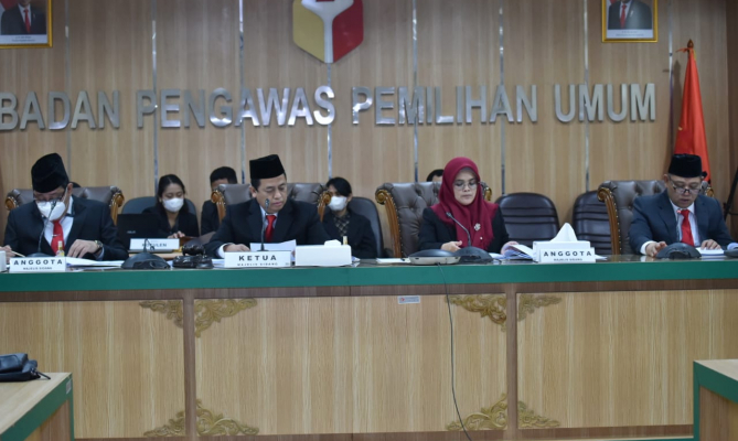 Bawaslu Tolak Tujuh Laporan Parpol dalam Sidang Administrasi Pemilu
