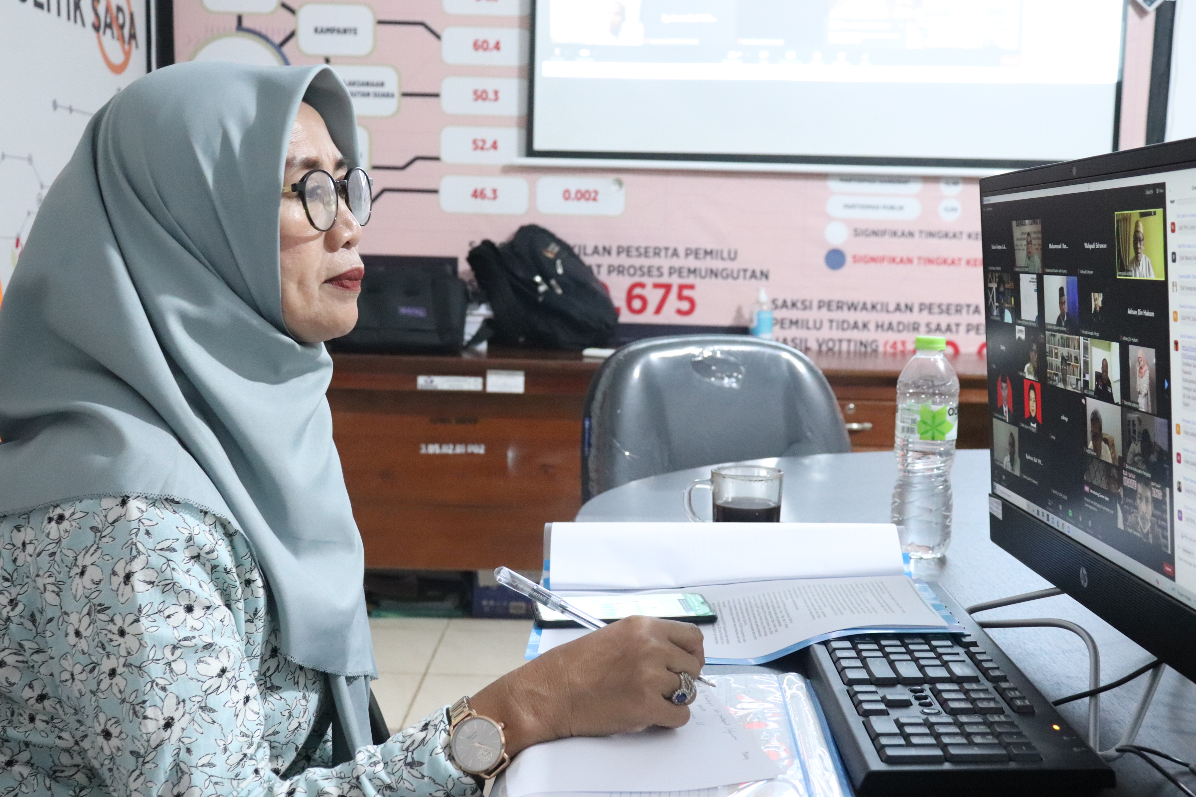 Kordiv PHL Bawaslu Lutim Ikuti Rakor Pengawasan Daftar Pemilih Berkelanjutan