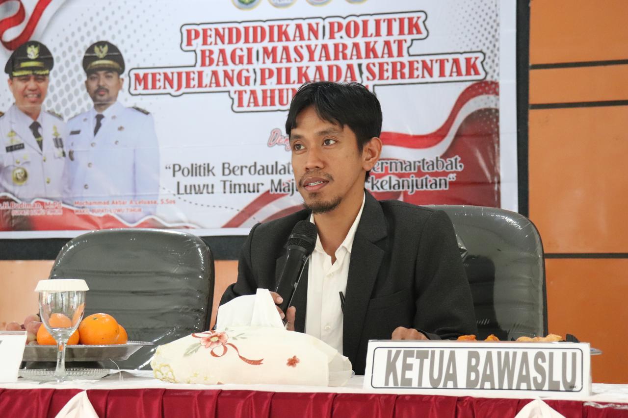 Ketua Bawaslu Luwu Timur Pawennari