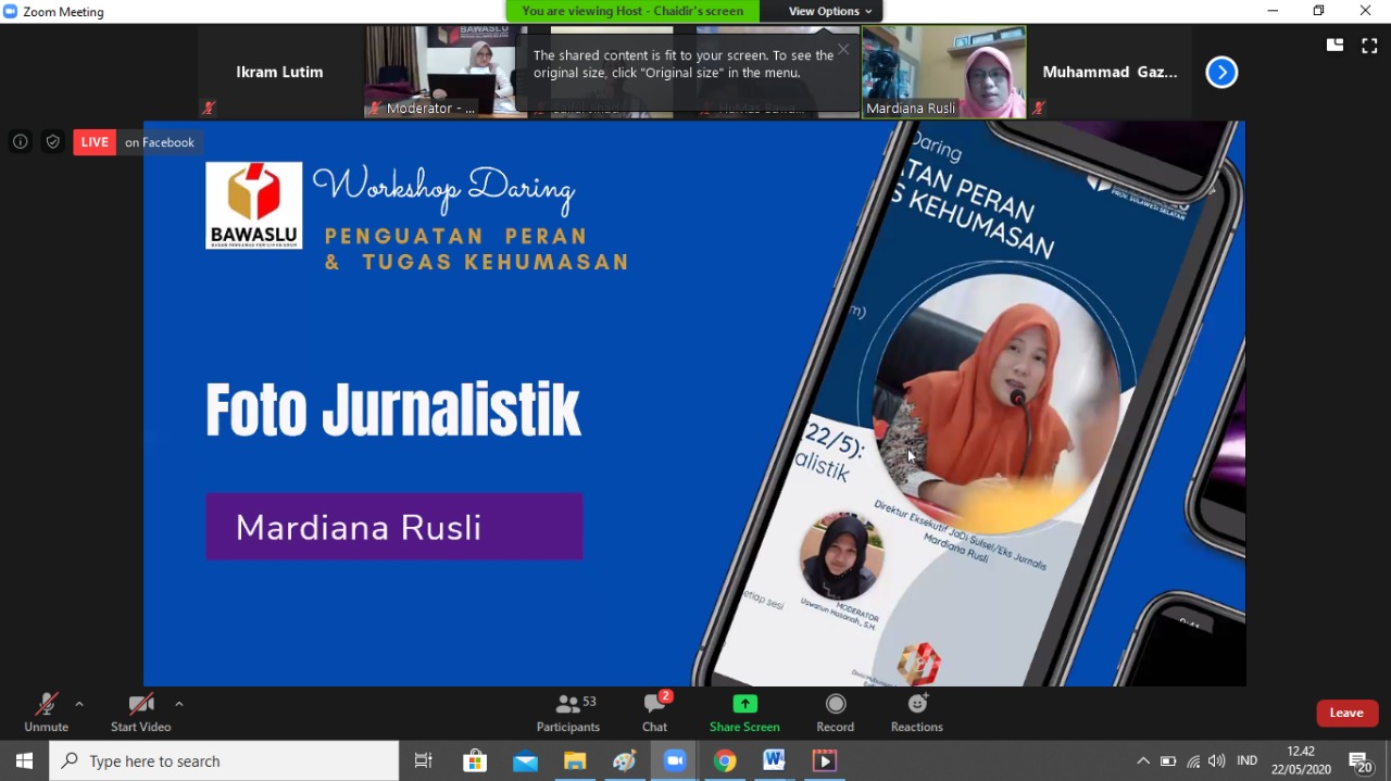 Foto Jurnalistik Harus Menggambarkan Peristiwa