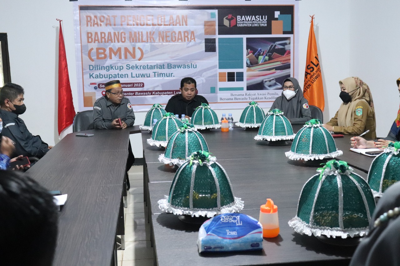 Rapat BMN, Kasek Bawaslu Ungkapkan, Bawaslu Luwu Timur adalah Penerima Hibah Bangunan dan Tanah yang pertama di Lingkup Bawaslu SulSel