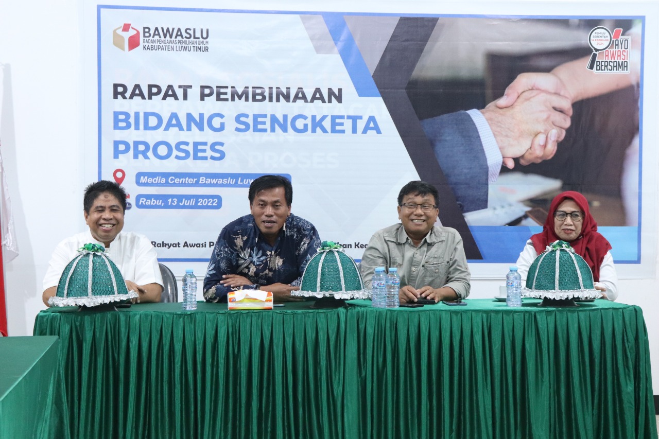Bawaslu Lutim Lakukan Simulasi Sengketa Proses Cepat