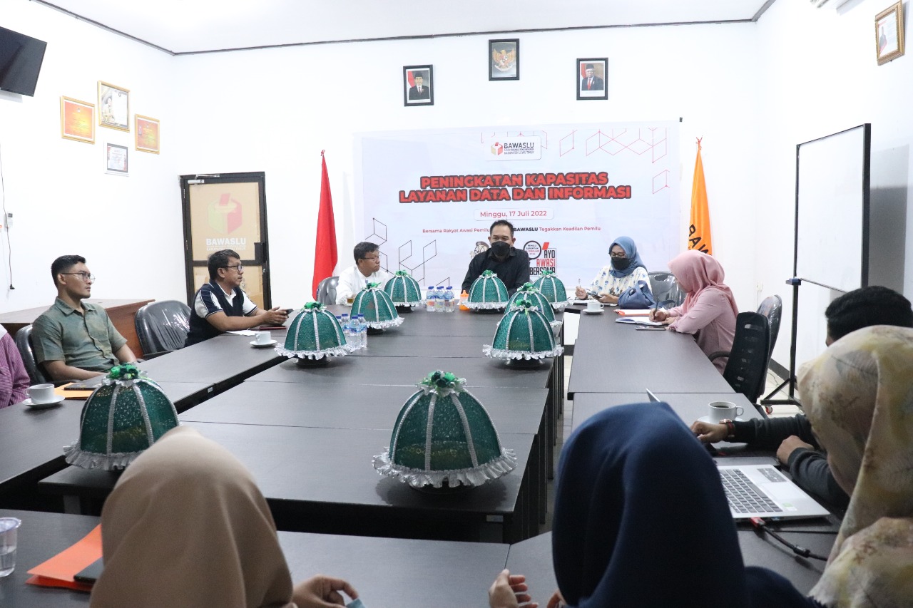 Bawaslu Luwu Timur Lakukan Peningkatan Kompetensi Pegawai Dalam Mengelola Data dan Informasi