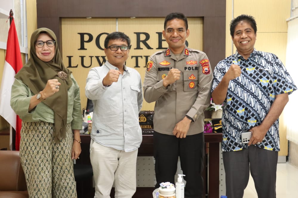 Audiensi dengan Kapolres, Bawaslu Luwu Timur Bahas Persiapan Pembentukan Sentra Gakkumdu