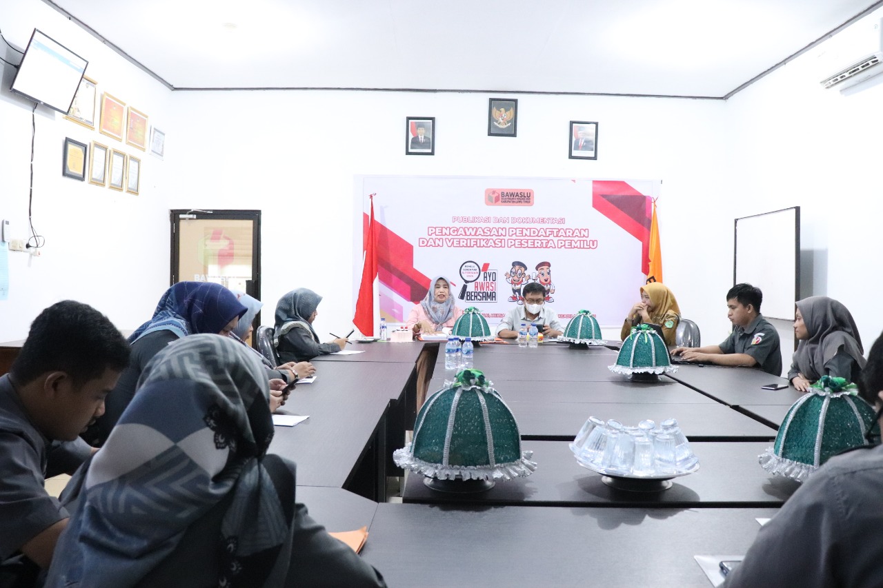 Bahas Alat Kerja Pengawasan, Bawaslu Luwu Timur Siap Awasi Tahapan Pendaftaran, Verifikasi dan Penetapan Parpol