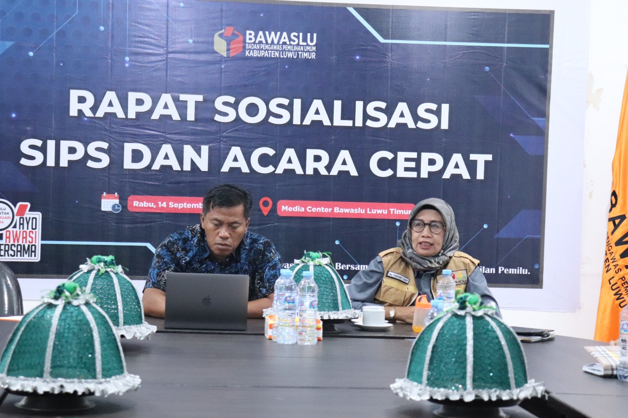 Sosialisasi SIPS,  Upaya Bawaslu mudahkan Peserta Pemilu Bila Ada Sengketa