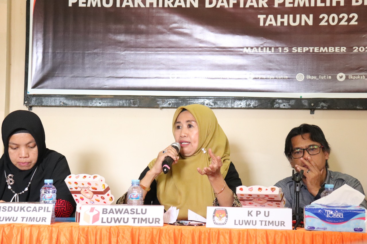 Catatan Penting Bawaslu Luwu Timur pada Forum Koordinasi PDPB