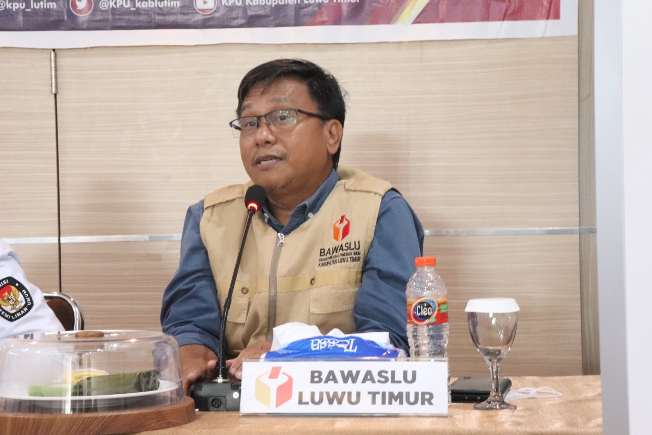 Bawaslu Lutim Ingatkan KPU Potensi Pelanggaran Verfak
