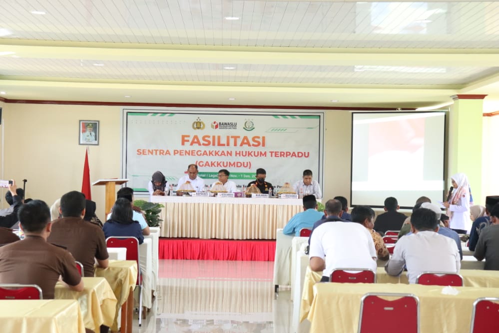 Tingkatkan Koordinasi Lembaga, Bawaslu Gelar Fasilitasi Sentra Gakkumdu