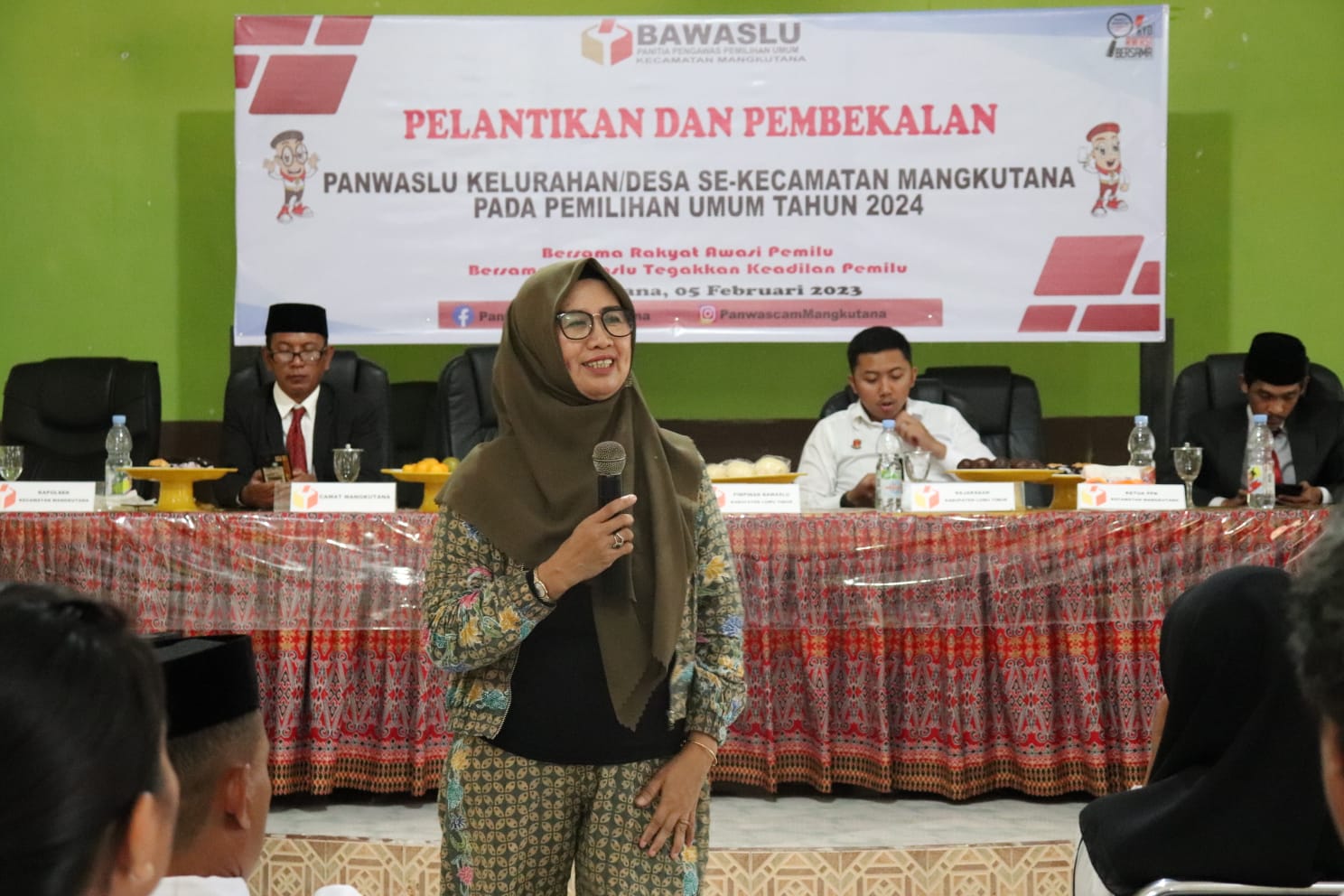 Kordiv HP2H Sukmawati Suaib Jelaskan Strategi Pencegahan Potensi Pelanggaran dan Pengawasan Pemilu kepada PKD