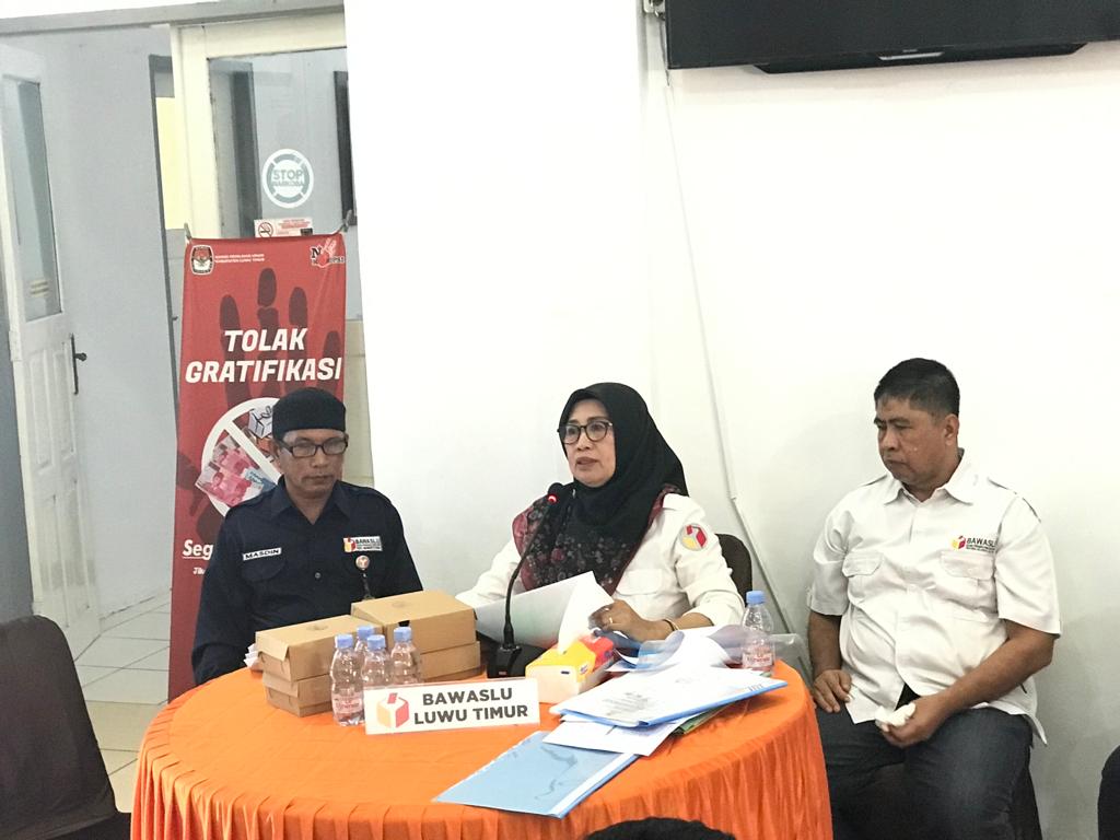 Bawaslu Kembali Sampaikan Sejumlah Saran Perbaikan kepada KPU Pada Pleno Penetapan DPT