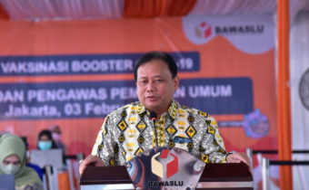 Jajaran Bawaslu RI Vaksin Booster Covid-19, Abhan: Upaya Tekan Penyebaran Covid-19