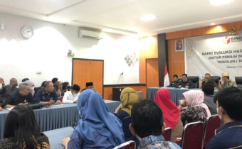 Bawaslu Luwu Timur Hadiri Rapat Evaluasi Hasil Pengawasan DPB Triwulan I Tahun 2022 Tingkat Provinsi