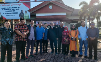 Ucapan Selamat Datang di Bumi Raflesia", Sambut Kunker Perdana Totok Hariyono di Bengkulu"