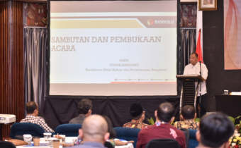 Evaluasi Tiga Perbawaslu, Totok Minta Jajaran Kerja Cepat dan Tepat