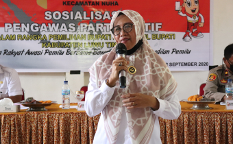 Hadiri Sosialisasi Pengawasan Partisipatif di Nuha, Bawaslu Ajak Masyarakat Kawal Pilkada