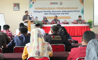 Bawaslu Lutim Konsolidasi Kelembagaan dengan Pengawas Ad Hoc