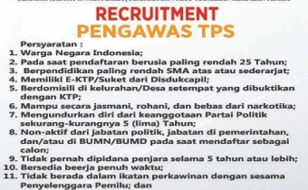 Rekrutmen Pegawai TPS