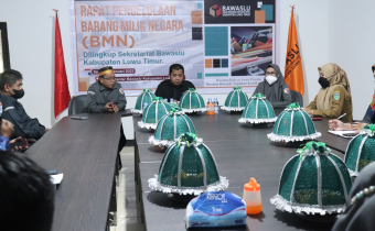 Rapat BMN, Kasek Bawaslu Ungkapkan, Bawaslu Luwu Timur adalah Penerima Hibah Bangunan dan Tanah yang pertama di Lingkup Bawaslu SulSel