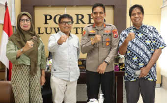 Audiensi dengan Kapolres, Bawaslu Luwu Timur Bahas Persiapan Pembentukan Sentra Gakkumdu