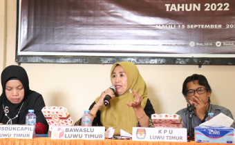 Catatan Penting Bawaslu Luwu Timur pada Forum Koordinasi PDPB