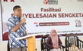Fasilitasi Penyelesaian Sengketa, Zaenal Arifin: Panwaslu Kecamatan Berwenang Menyelesaikan Sengketa Antar Peserta Pemilu