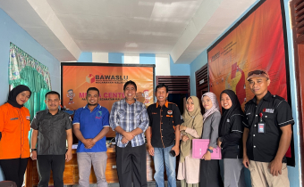 Optimalkan Penanganan Laporan dan Temuan Pelanggaran Pemilu, Divisi PPPS Bawaslu Luwu Timur Supervisi Panwaslu Kecamatan