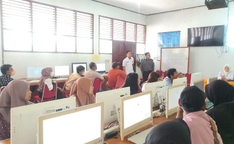 Bawaslu Luwu Timur Lakukan Pengawasan Langsung Tes CAT PPS