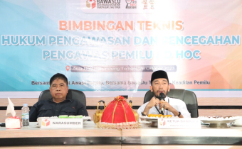 Jejak Pengawasan Panwaslu Kecamatan Harus Tercatat dan Teradministrasi Dengan Rapi