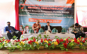 Tingkatkan Kualitas Kelembagaan, Bawaslu SulSel Gelar Pembinaan & Evaluasi Penyelesaiaan Sengketa Bawaslu Kabupaten/Kota.