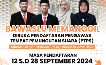 kiri-kanan - Sulkifli (anggota), Pawennari (ketua), Sukmawati Suaib (anggota), Lenny Thalib (Kepala Sekretariat)