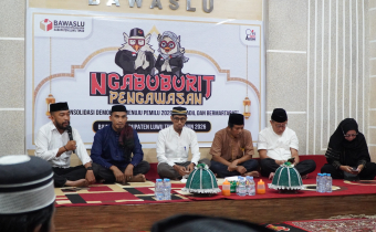 Bawaslu Kabupaten Luwu Timur menggelar kegiatan Ngabuburit Pengawasan pada Rabu (4/3/2026) di Kantor Bawaslu Luwu Timur