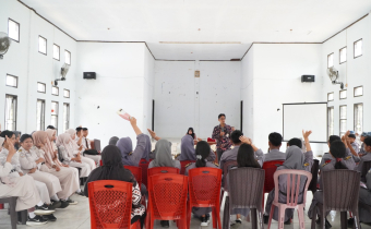 Konsolidasi Demokrasi di SMKN 2 Luwu Timur, Kecamatan Wotu, Kamis (30/4).